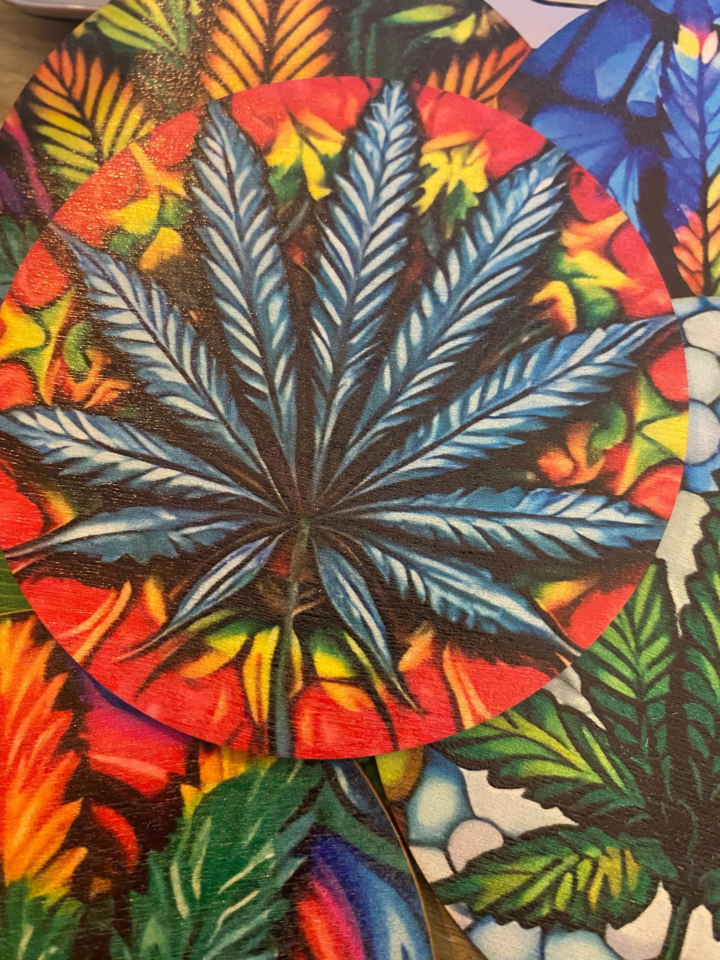 Set of 6 Cannabis Coasters