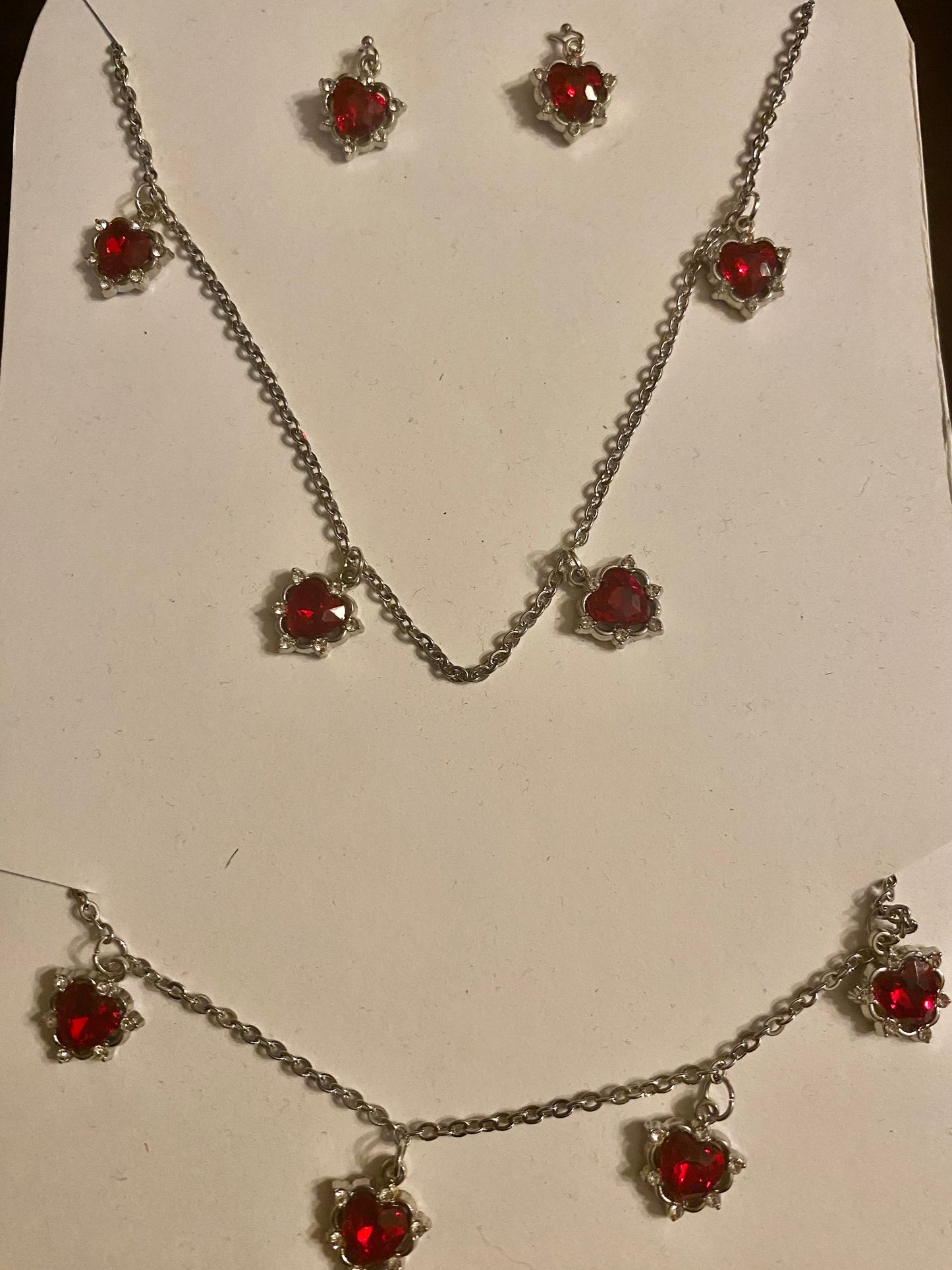 Red Heart 3 Piece Set by Designs by K Marie