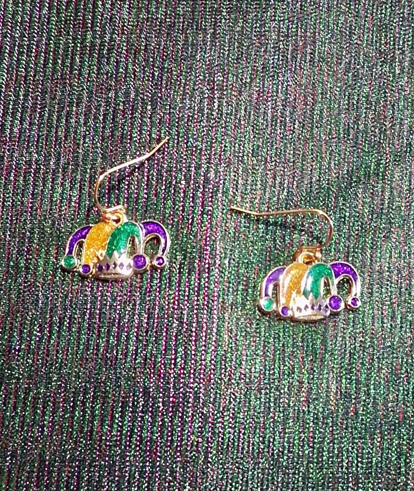 Mardi Gras Earrings
