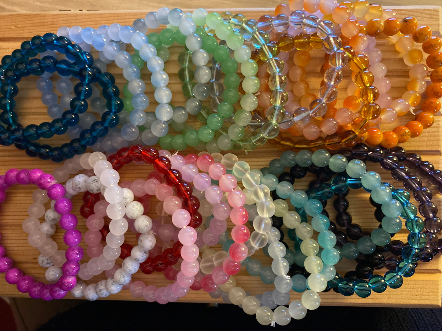 Colored Stone  Bracelets