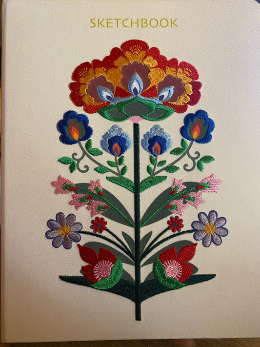 Embroidered Sketchbook