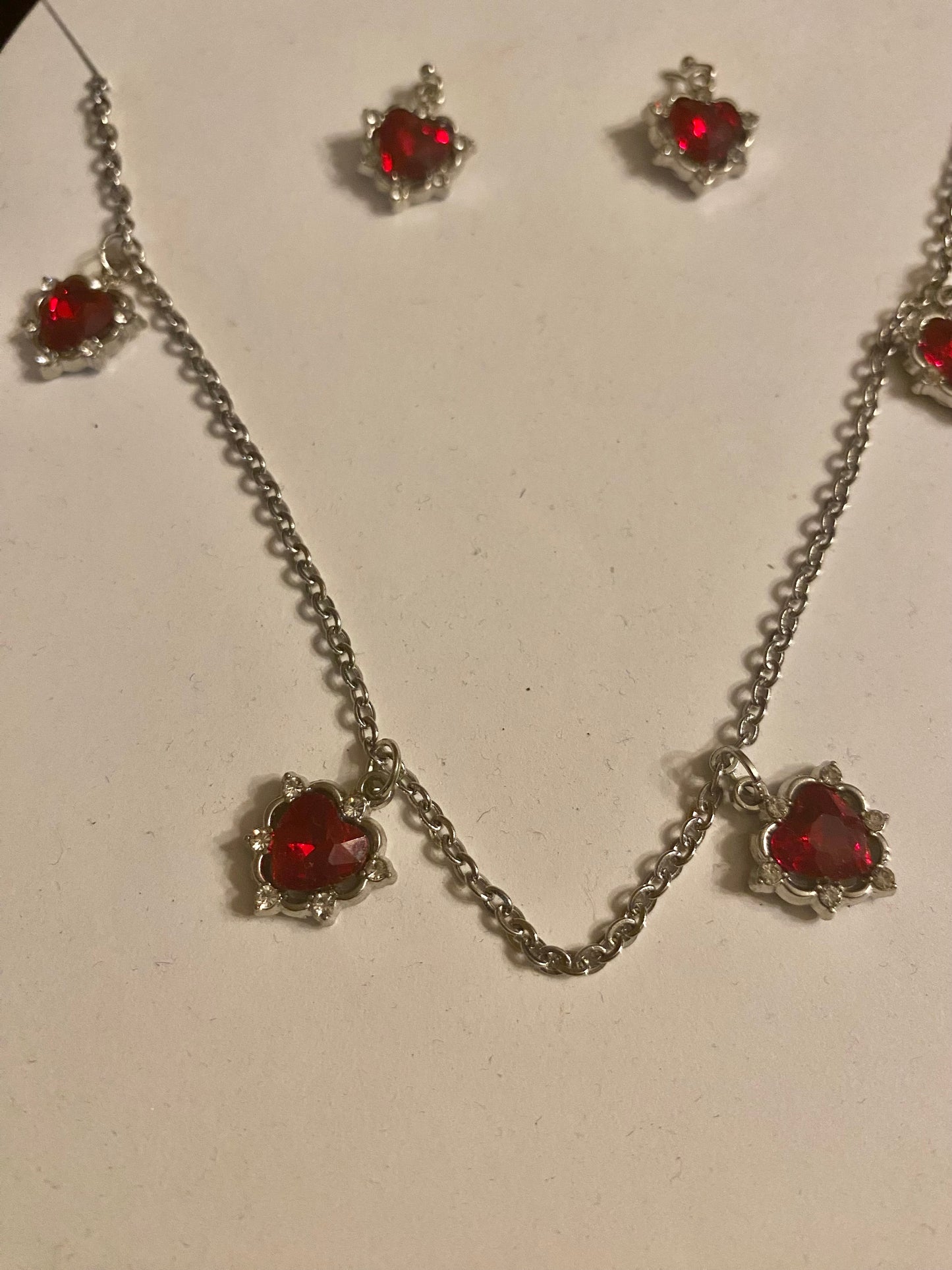 Red Heart 3 Piece Set by Designs by K Marie