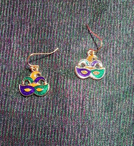 Mardi Gras Earrings