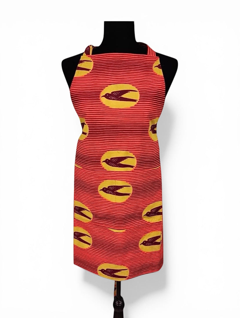 Double Sided African Print Apron by Amani Women Center